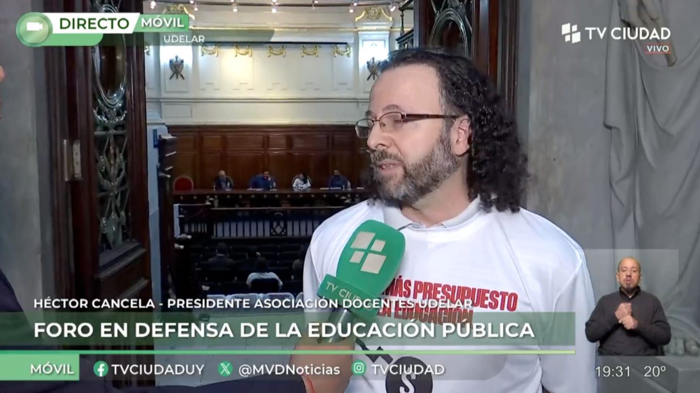 Foro en defensa de la educación pública: Héctor Cancela – “Se necesita una inversión que no se está teniendo” | MVD Noticias