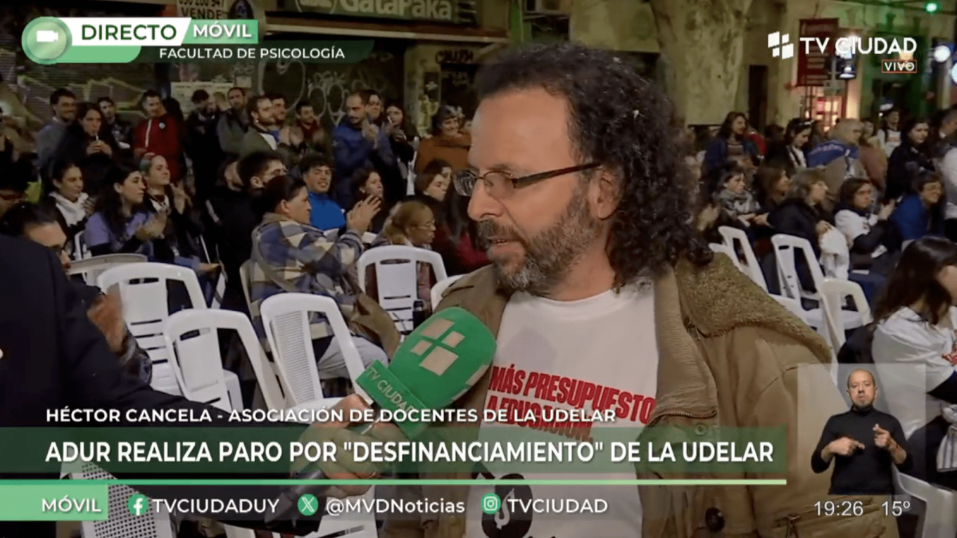 ADUR realiza paro por “desfinanciamiento” de la UdelaR | MVD Noticias