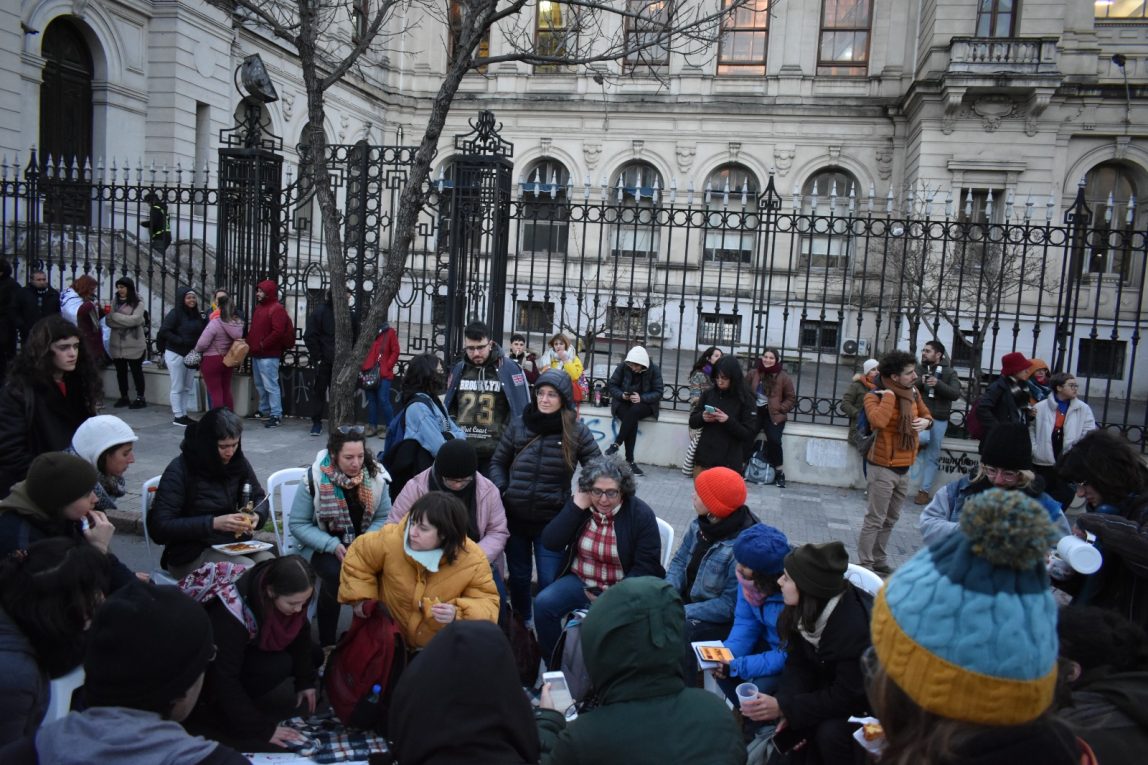 Movilización durante la votación del Proyecto de rendición de cuentas en la Cámara de Diputados