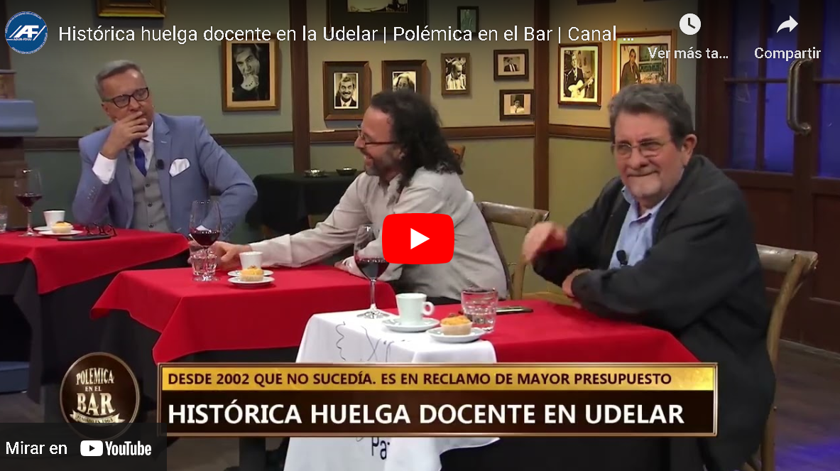 Histórica huelga docente en la Udelar | Polémica en el Bar | Canal 10